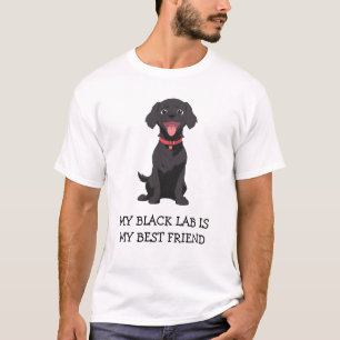 Camiseta Mi Laboratorio Negro Es Mi Mejor Amigo