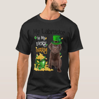 Camiseta Mi Labrador Es Mi Afortunado Encanto Cute Dog Patr