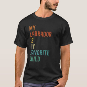 Camiseta Mi Labrador es mi perro infantil favorito