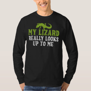 Camiseta Mi Lagartija Realmente Me Busca El Cuidador De Rep