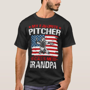 Camiseta Mi lanzador favorito me llama GRANDPA Béisbol EEUU