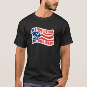 Camiseta Mi lema de política y privacidad empresarial