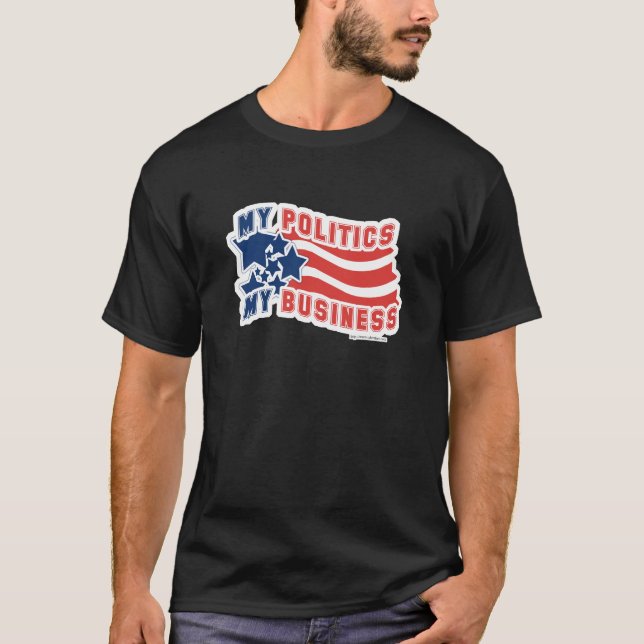 Camiseta Mi lema de política y privacidad empresarial (Anverso)