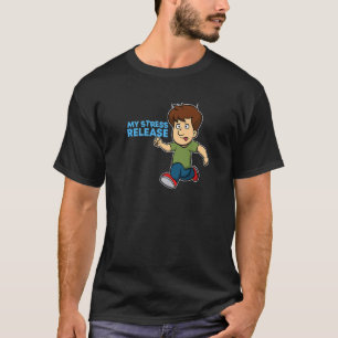 Camiseta Mi Liberación De Estrés Para La Ejecución Estresad