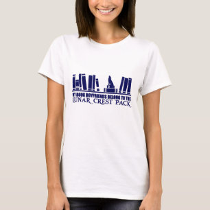 Camiseta Mi libro amigos amigos Escudo lunar