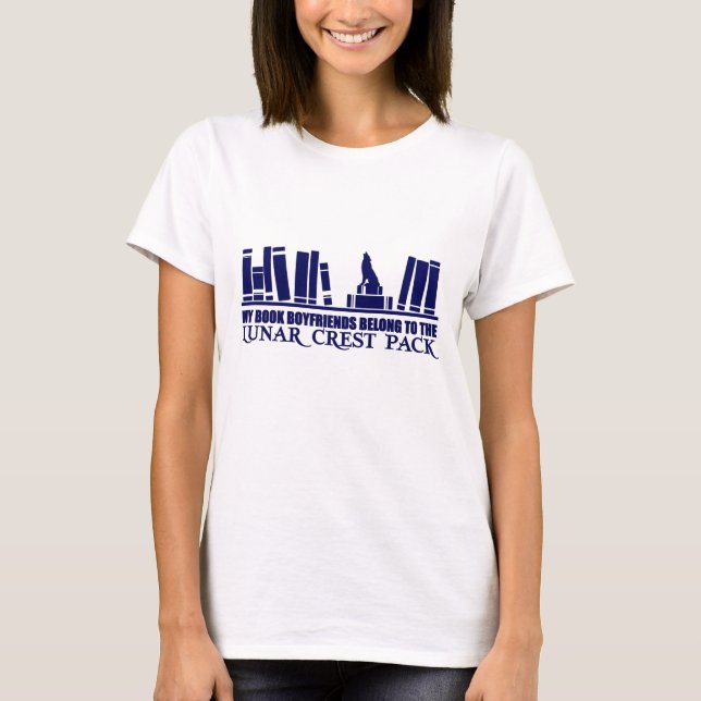 Camiseta Mi libro amigos amigos Escudo lunar (Anverso)