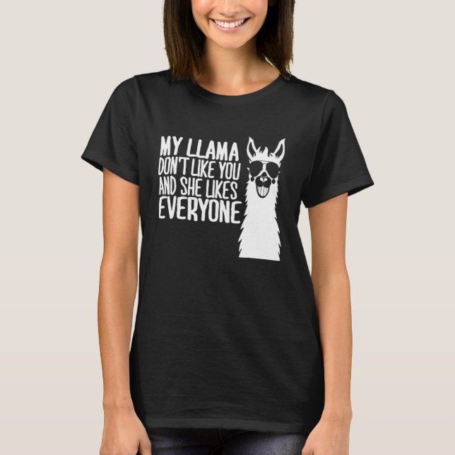 Camiseta Mi Llama no te gusta llama (Anverso)