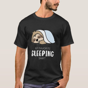 Camiseta Mi Locura Favorita para Animales Durmientes
