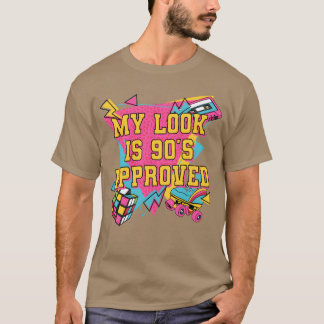 Camiseta Mi Look Es Divertido 90s 1990 Retro Vintage Groovy