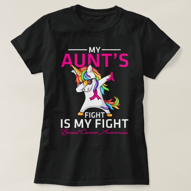 Camiseta Mi Lucha Contra El Cáncer De Mama Es Mi Conciencia (Diseño del anverso)