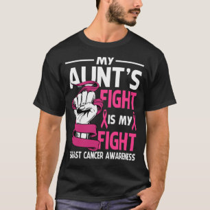 Camiseta Mi lucha contra el cáncer de mama es mi lucha cont