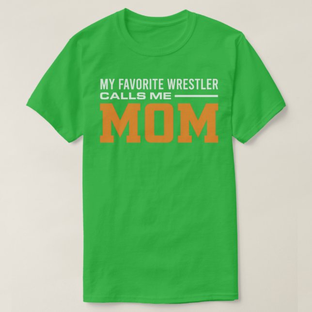 Camiseta Mi luchador favorito me llama mamá Pro (Diseño del anverso)