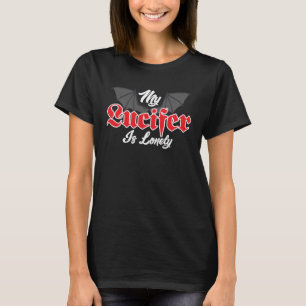 Camiseta Mi Lucifer Es La Solitaria Alas Demonias
