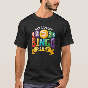 Camiseta Mi Lucky Bingo Funny Bingo Player