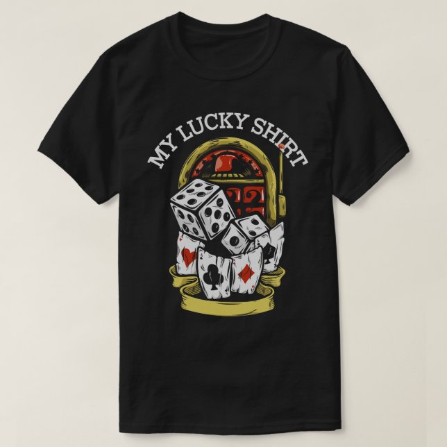 Camiseta Mi Lucky Casino Gambling Gamble Gambler (Diseño del anverso)