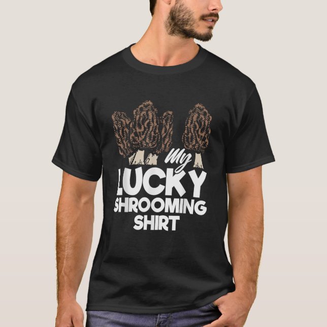Camiseta Mi Lucky Shrooming Mushroom Hunte (Anverso)