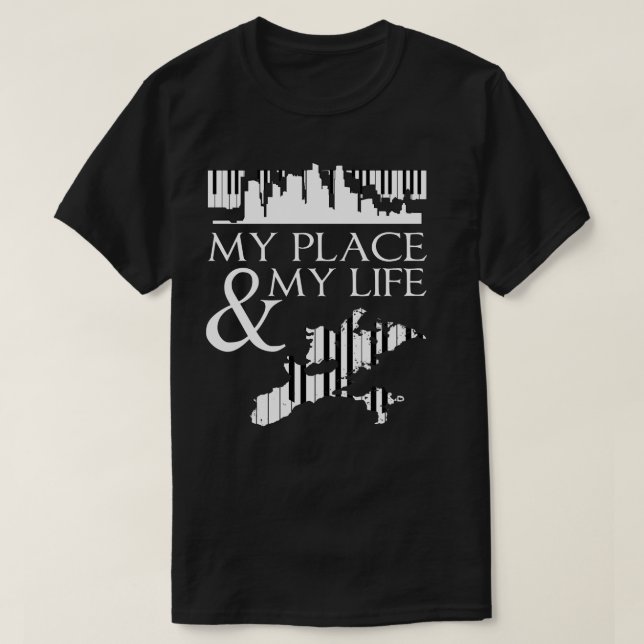 Camiseta Mi lugar y mi vida (Diseño del anverso)
