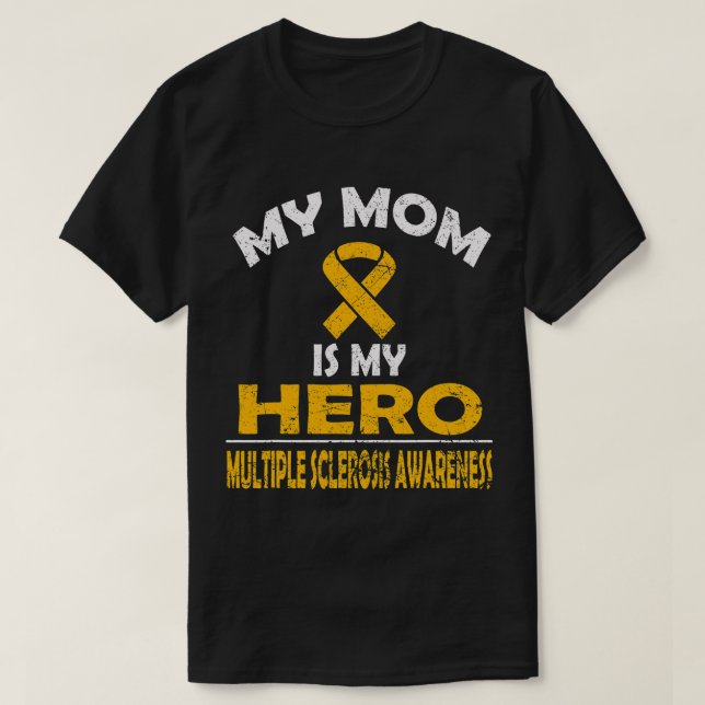 CAMISETA MI MADRE ES MI CONCIENCIA MÚLTIPLE DE HÉROE (Diseño del anverso)