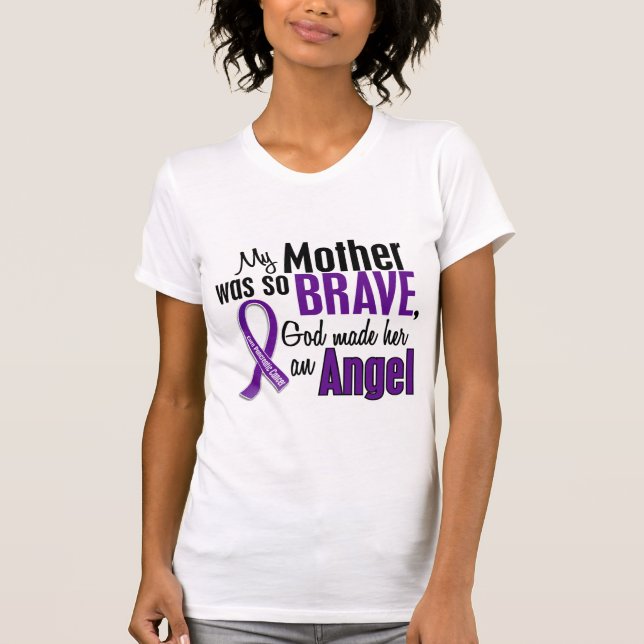 Camiseta Mi madre es un cáncer pancreático del ángel (Anverso)