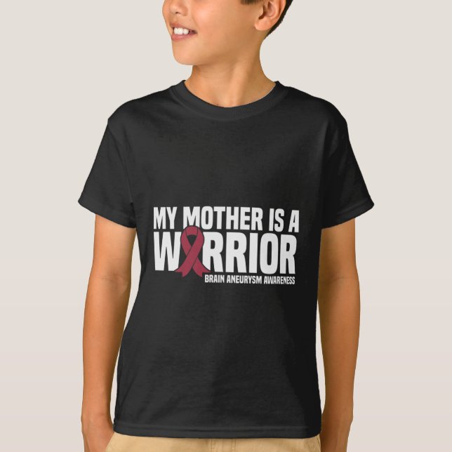 Camiseta Mi madre es una guerrera conciencia del neuralismo (Anverso)