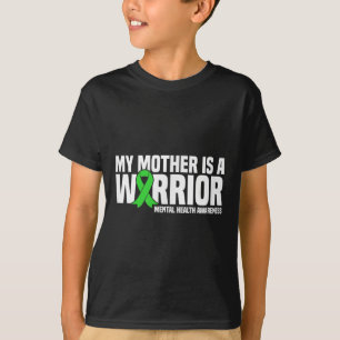 Camiseta Mi Madre Es Una Salud Mental De Cinta Verde Guerre