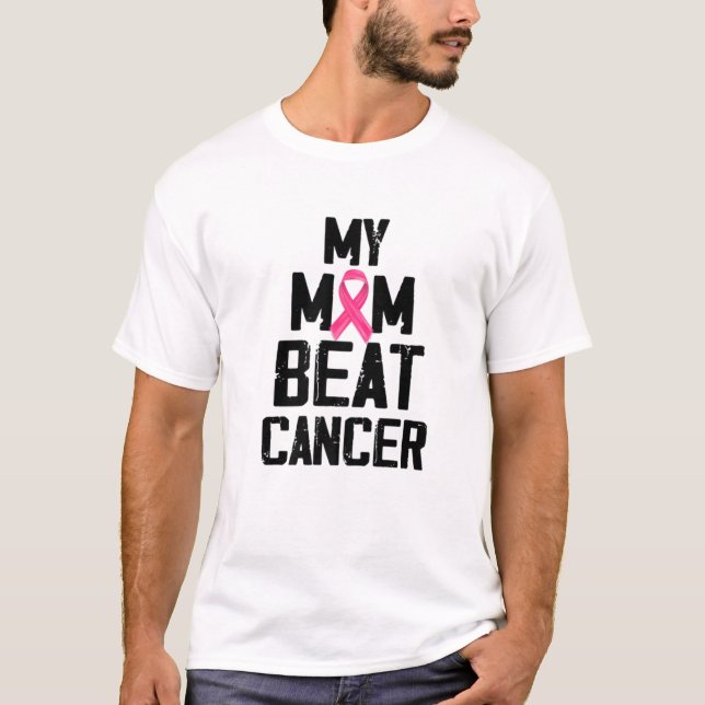 Camiseta Mi madre golpea fuerte a la conciencia sobre el cá (Anverso)