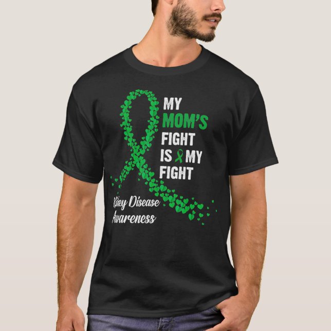 Camiseta Mi Madre Lucha Es Conciencia Sobre La Enfermedad R (Anverso)