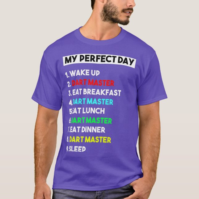 Camiseta Mi maestro Dart perfecto para Dart Master (Anverso)