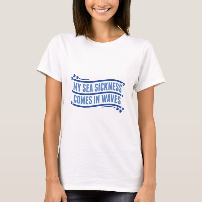Camiseta Mi malestar marino (Anverso)