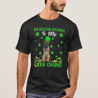 Camiseta Mi Malinois Belga Es Mi Afortunado Encanto De San 