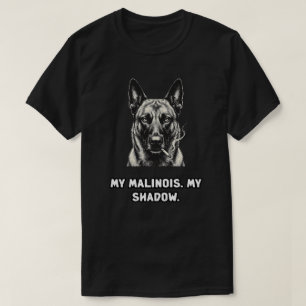 Camiseta Mi Malinois Mi Sombra Pastor Belga Mejor Amigo