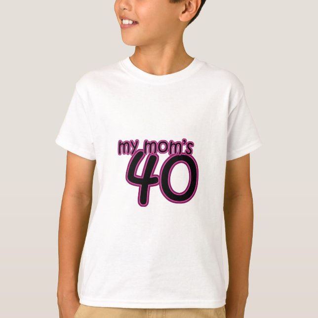 Camiseta Mi mamá 40 (Anverso)