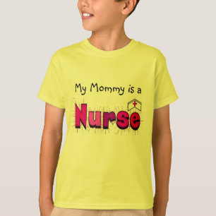 Camiseta Mi mamá es enfermera--Camiseta de los niños