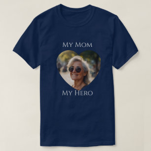 Camiseta Mi mamá (es) Mi héroe - Foto para adultos