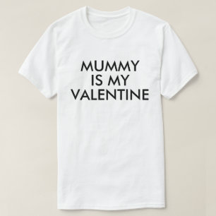 Camiseta Mi mamá es mi valentina Niño Chica Amor