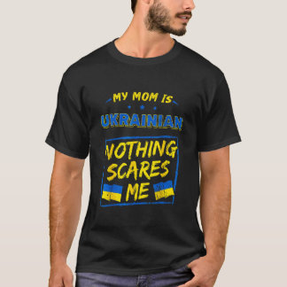 Camiseta Mi Mamá Es Patrimonio Ucraniano De Ucrania Raíces 