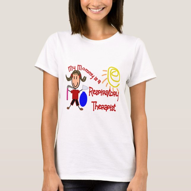 Camiseta Mi mamá es terapeuta respiratorio---Adorable (Anverso)