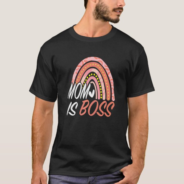 Camiseta Mi Mamá Es Un Bosque Día de la Madre Arcoiris (Anverso)
