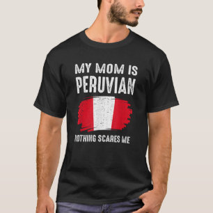 Camiseta Mi mamá es un orgullo peruano por su bandera