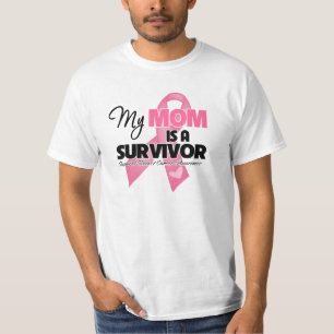 Camiseta Mi mamá es un superviviente - cáncer de pecho