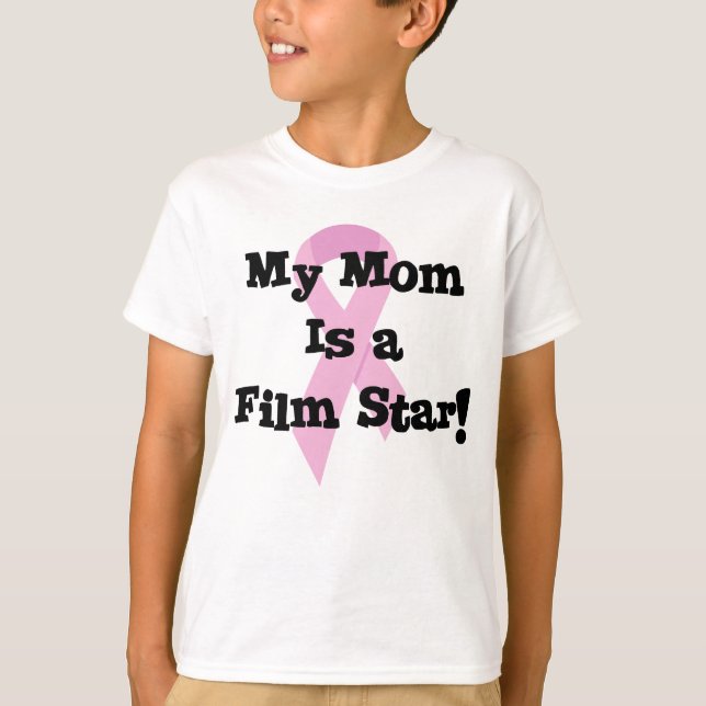 Camiseta Mi mamá es una estrella de cine (Anverso)