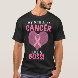 Camiseta Mi mamá golpea al cáncer de mama - Conciencia de s
