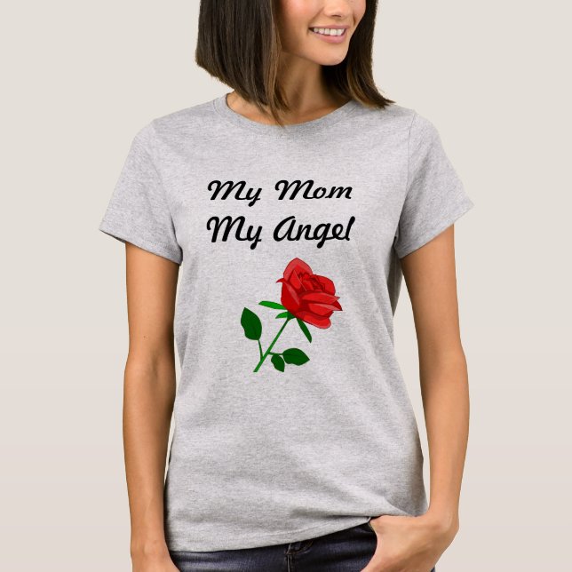 Camiseta Mi mamá mi ángel (Anverso)
