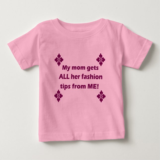 Camiseta "Mi mamá recibe todos sus consejos de mod (Anverso)