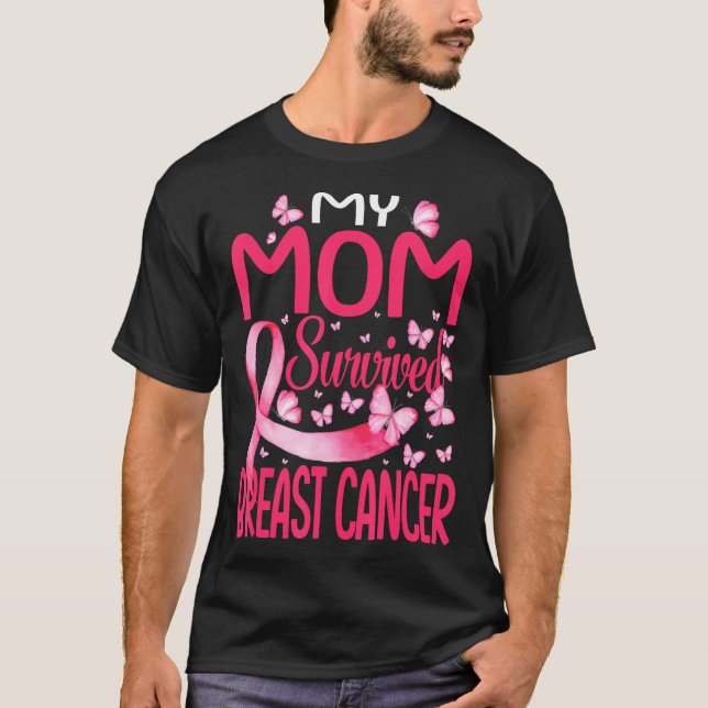 Camiseta Mi mamá sobrevivió a sobreviviente de conciencia s (Anverso)