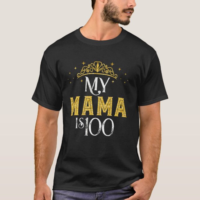 Camiseta Mi Mamá Tiene 100 Años En 1922 Cumpleaños 100 Para (Anverso)