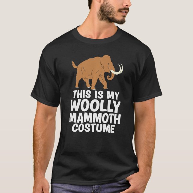 Camiseta Mi Mamut Lana Costume Extinto Prehistor Animal (Anverso)