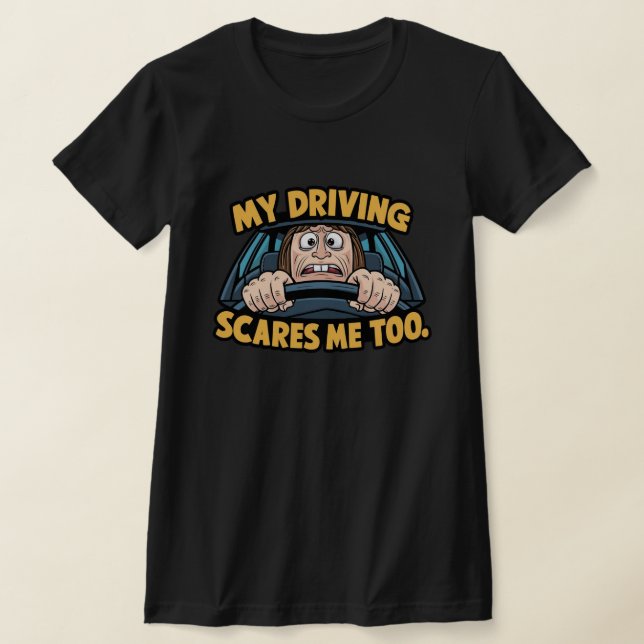 Camiseta Mi manejo también me asusta (Distribución)