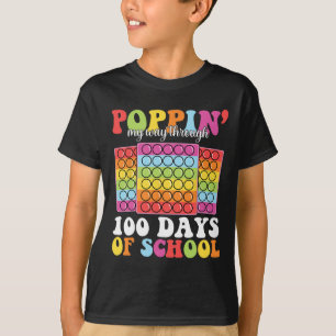 Camiseta Mi manera de pasar por 100 días de niños de la esc
