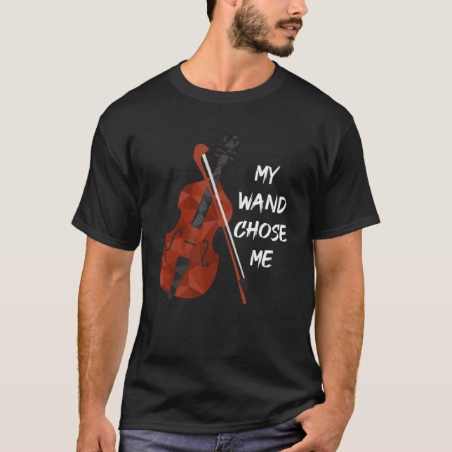 Camiseta Mi Mano Eligió A La Orquesta Violinista De Violín (Anverso)